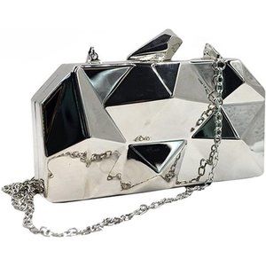 💋 RESERVED: REBEROMANTIC LATTICE PATTERN METAL GEOMETRIC EVENING CLUTCH!!!